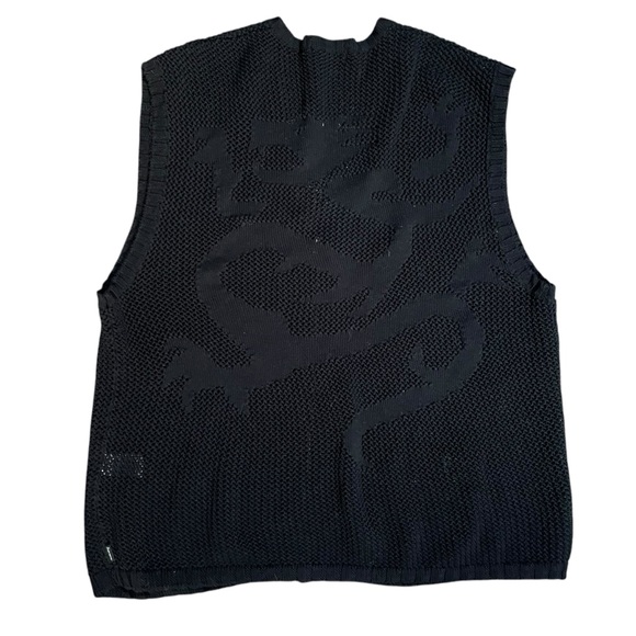 Supreme Dragon Zip Up Sweater Vest Size M - Picture 4 of 13
